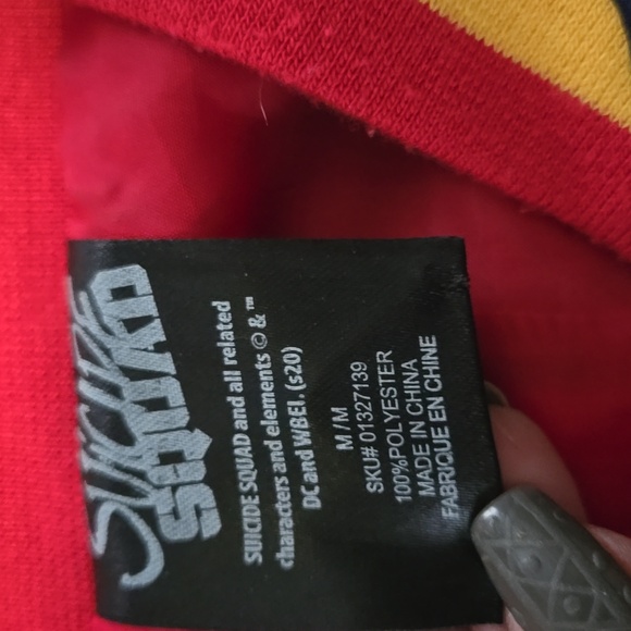 Harley Quinn Red and Blue Jacket Suicide Squad Property Of The Joker - Picture 9 of 12